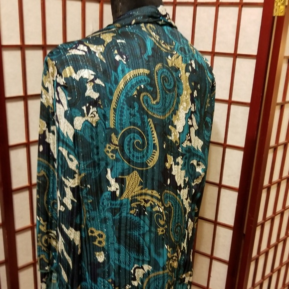 Blouse with connected camisole underneath-A101 - Picture 2 of 2